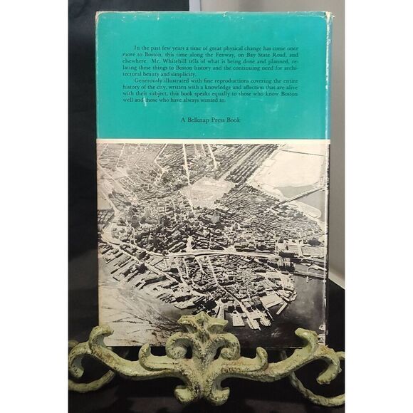 Boston: A Topographical History, Walter Whitehill 1963 2nd Printing Hardcover/du - Picture 2 of 15